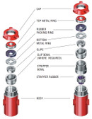 1-1/2" Stripping Rubber f/ LM45 f/ Tubing Hanger