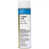 Flat White Spray Paint, High Solids, 16oz