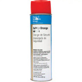 Safety Orange Spray Paint, High Solids, 16oz