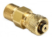 Ralston Male Quick Test x 1/4" Tube Fitting, Brass