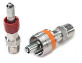 SSP QC Series Quick Coupler Stem, 1/8" FNPT, without shutoff, Brass, P/N QC4-S-2PF-B