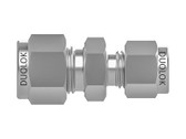 SSP Duolok Reducing Union, 1/2" Tube Fitting x 3/8" Tube Fitting, 316, P/N ISSD8RU6