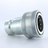 Parker Hydraulic Quick Connect Female Hose Coupling, 3/4" Body, 3/4" FNPT, 2500 PSI WP, Steel.