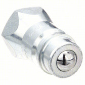 Pioneer Hydraulic Quick Connect Male Hose Coupling, 1/2" Body, 1/2" FNPT, 3000 PSI WP, Steel.