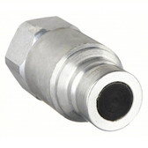 Parker Hydraulic Male Quick Coupler, Flat Face, 3/8" Body, 3/8" FNPT, 3625 PSI WP, Steel.