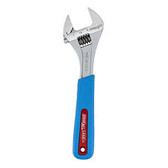 Channellock Adjustable Wrench, 10", Cushion Grip