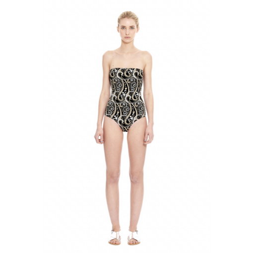 NARCISSUS BANDEAU ONE PIECE - FRONT