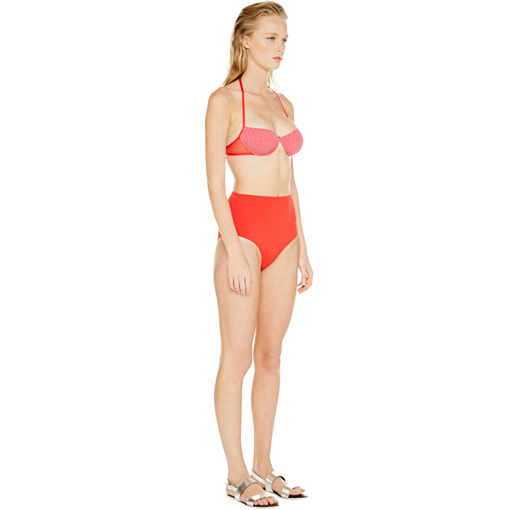HYDRA UNDERWIRE BRA WITH ROUGE HIGH WAISTED PANT - SIDE
