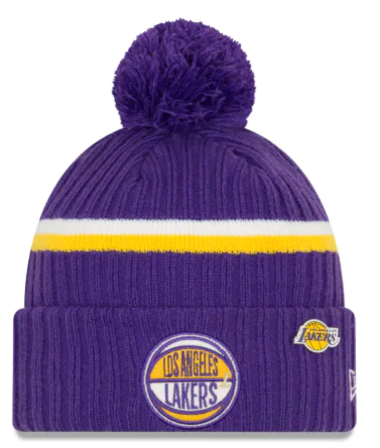 New Era La Lakers Draft Series Beanie Fancaps