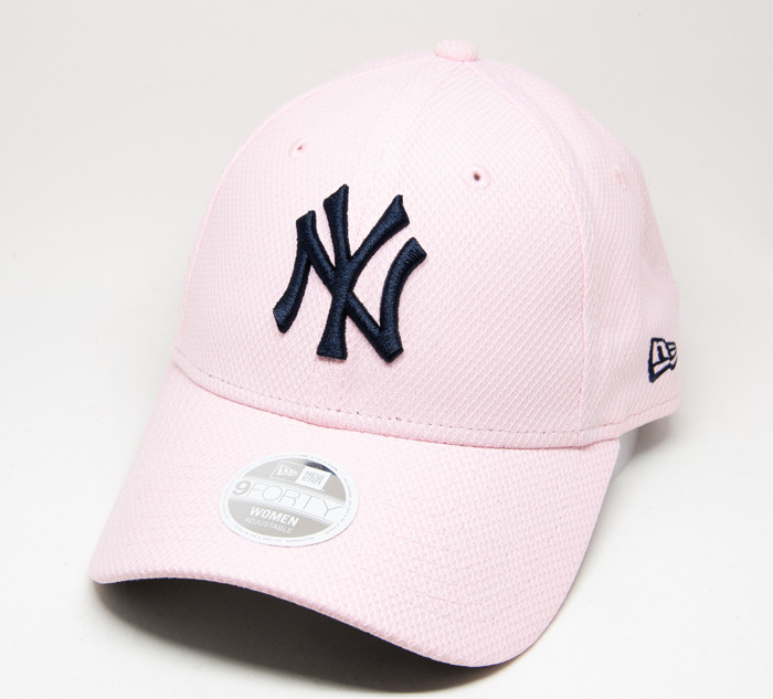 New York Yankees New Era Scarlet Undervisor 59FIFTY Fitted Hat  WhitePink