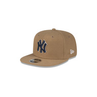 New Era 9Fifty New York Yankees AFrame Khaki Cap