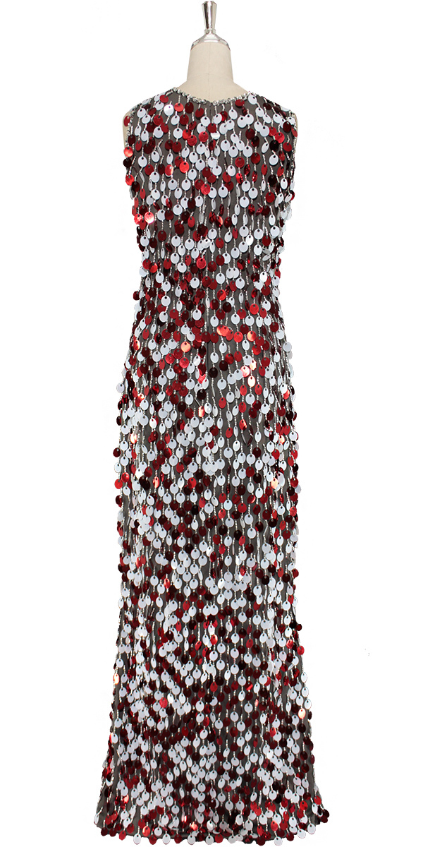 Long handmade sequin dress