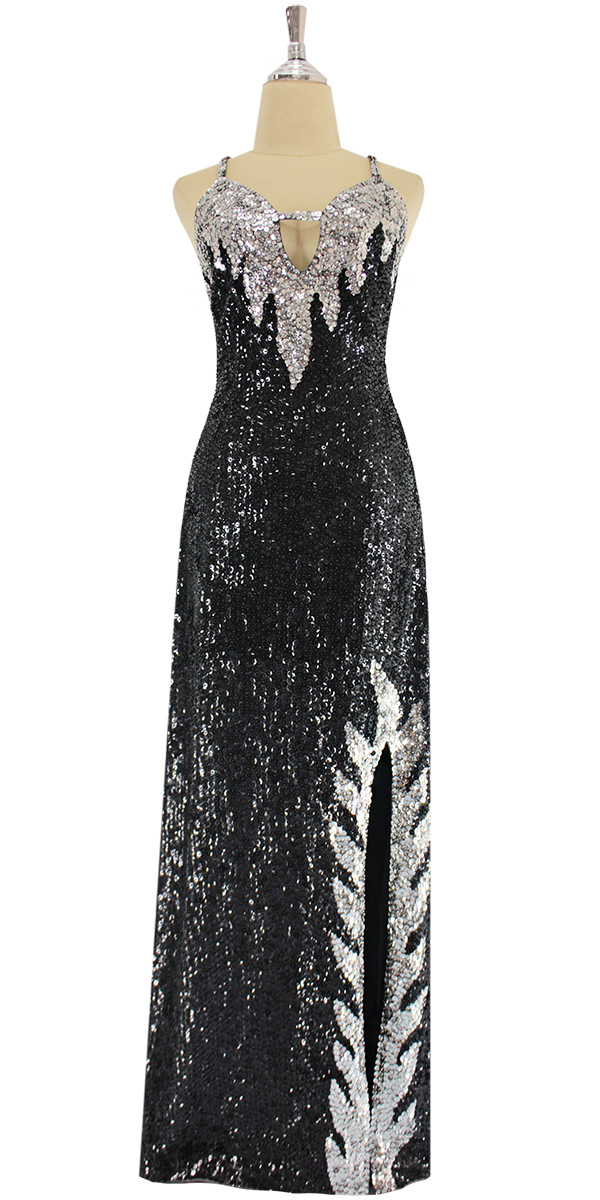 sequinqueen-long-silver-and-black-sequin-dress-front-9192-056.jpg