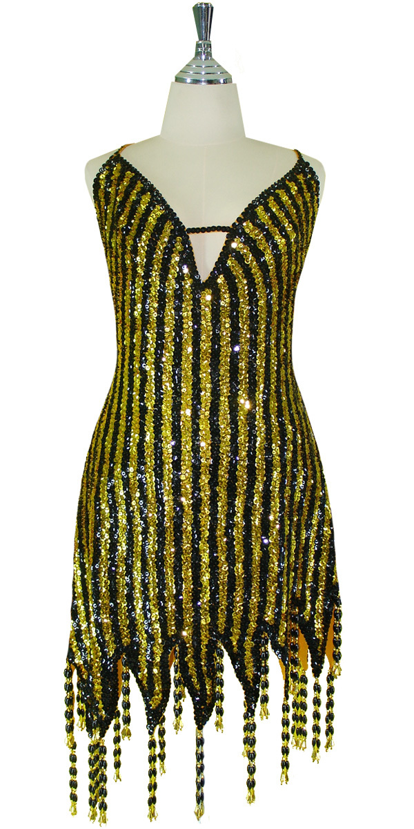 sequinqueen-short-yellow-and-black-sequin-dress-front-3001-006.jpg