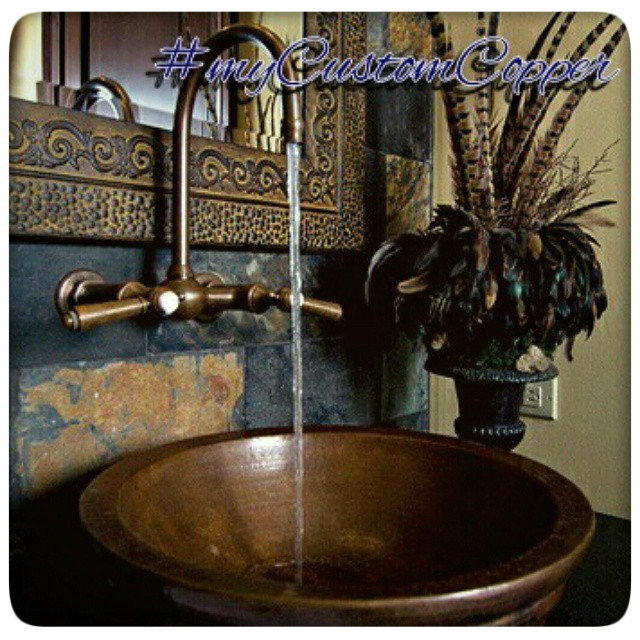copper bath tubs and sinks