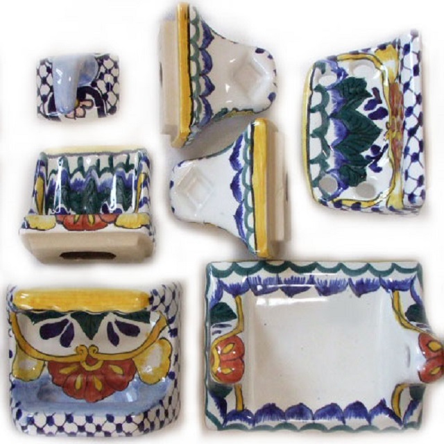 bath toilets and handmade wall accessories from mexico
