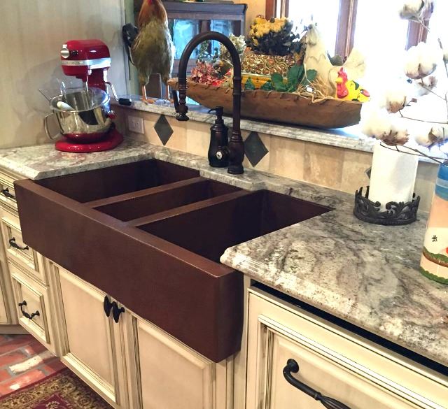 How to Configure Kitchen Copper Sinks - Rustica House