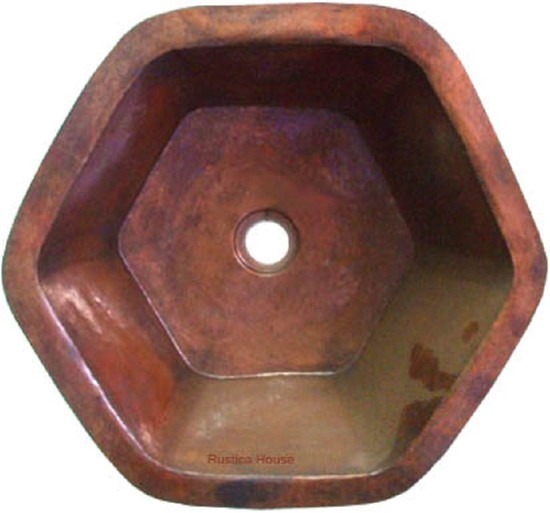 octagonal copper bar sink