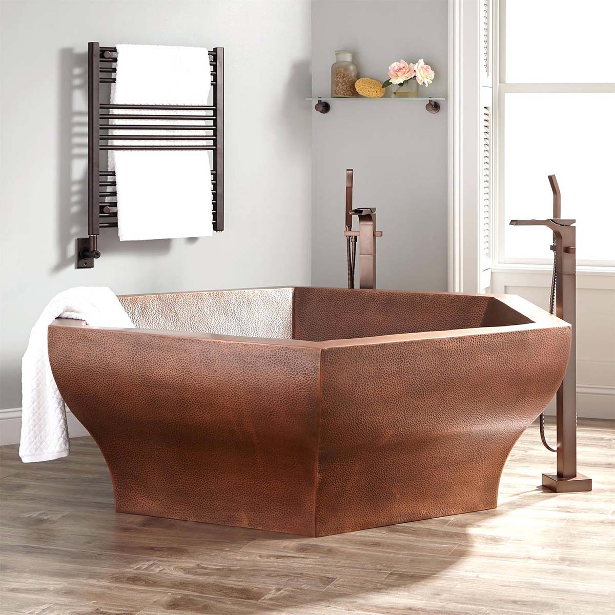 Stand Alone Copper Tubs - Rustica House