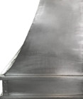 wall mount zinc range hood side view
