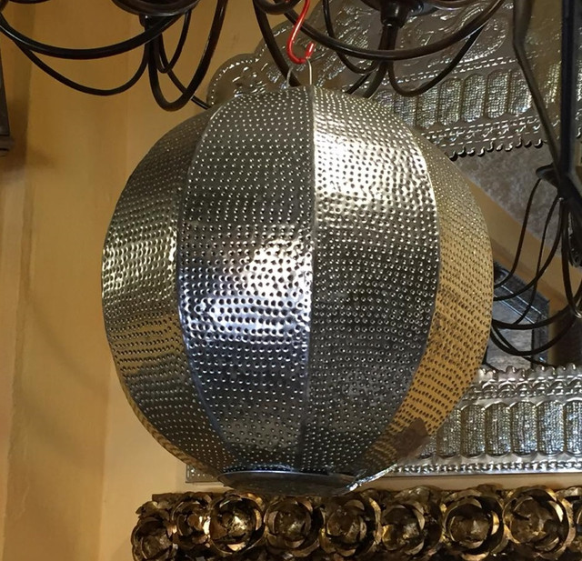 metal sphere lamp