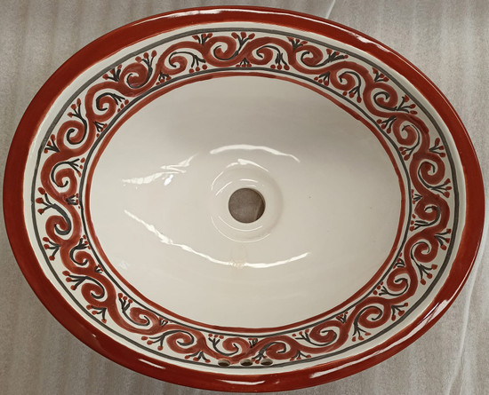 mexican oval bathroom sink sale