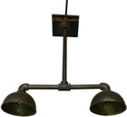 hanging bronze industrial style lamp