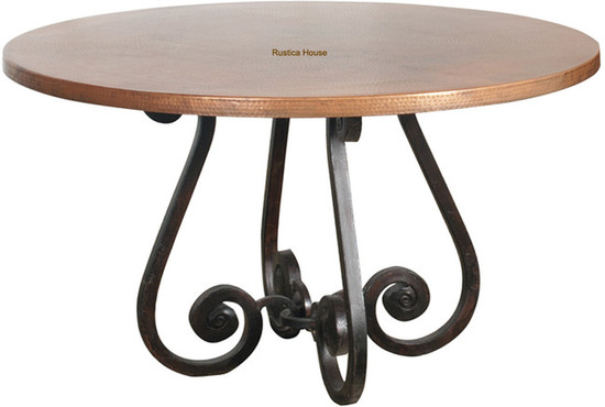classic colonial copper table