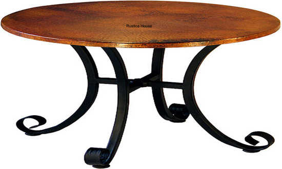 traditional copper table