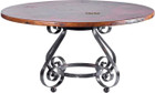 rustic decor copper table