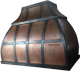 copper range hood for gas stove