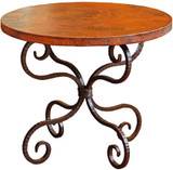 rustic copper table
