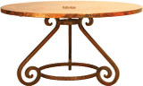 bistro copper table