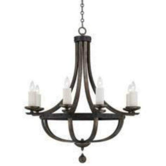 forged iron chandelier
