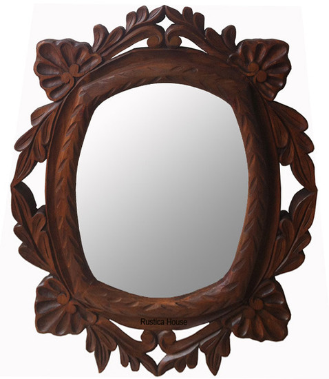 hacienda wood mirror