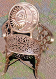 rustic garden chair eclipse