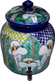 talavera calla lily water crock