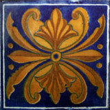 Mexican tile artisan made