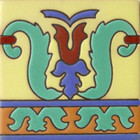 classic relief tile green