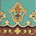 san miguel relief tile yellow