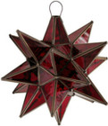 stained glass star lamp