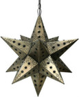 colonial tin star lamp