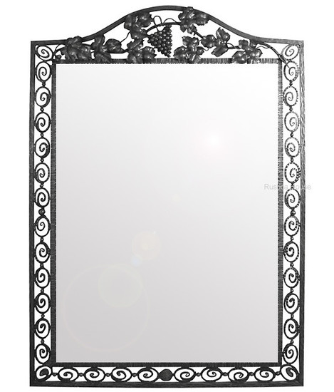 traditional iron mirror