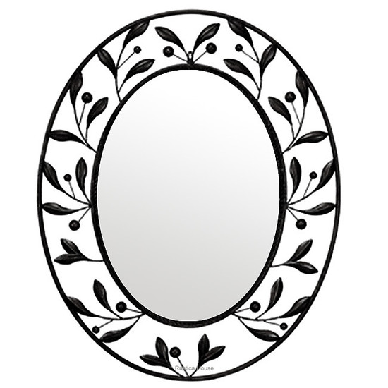 wrought iron mirror