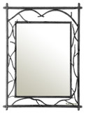 rectangular spanish iron mirror