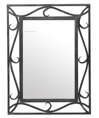 decorative iron mirror
