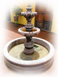 mexican stone fountain