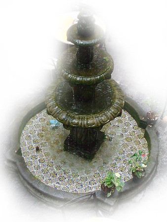 Spanish stone fountain