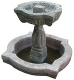 spanish stone fountain