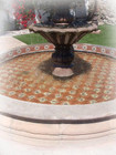 free standing stone fountain